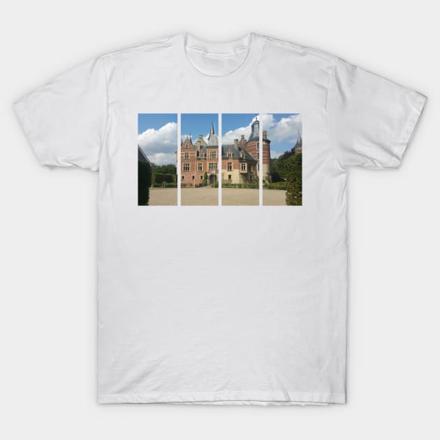 Mheer Castle, locally known as Kasteel van Mheer, lies in the village of the same name, in the province of Limburg in the Netherlands (1314). The Netherlands. T-Shirt by fabbroni-art